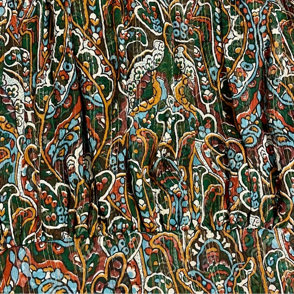 NWT VERONICA BEARD Armeria Paisley Floral Ruffle Mini Dress - Picture 7 of 12